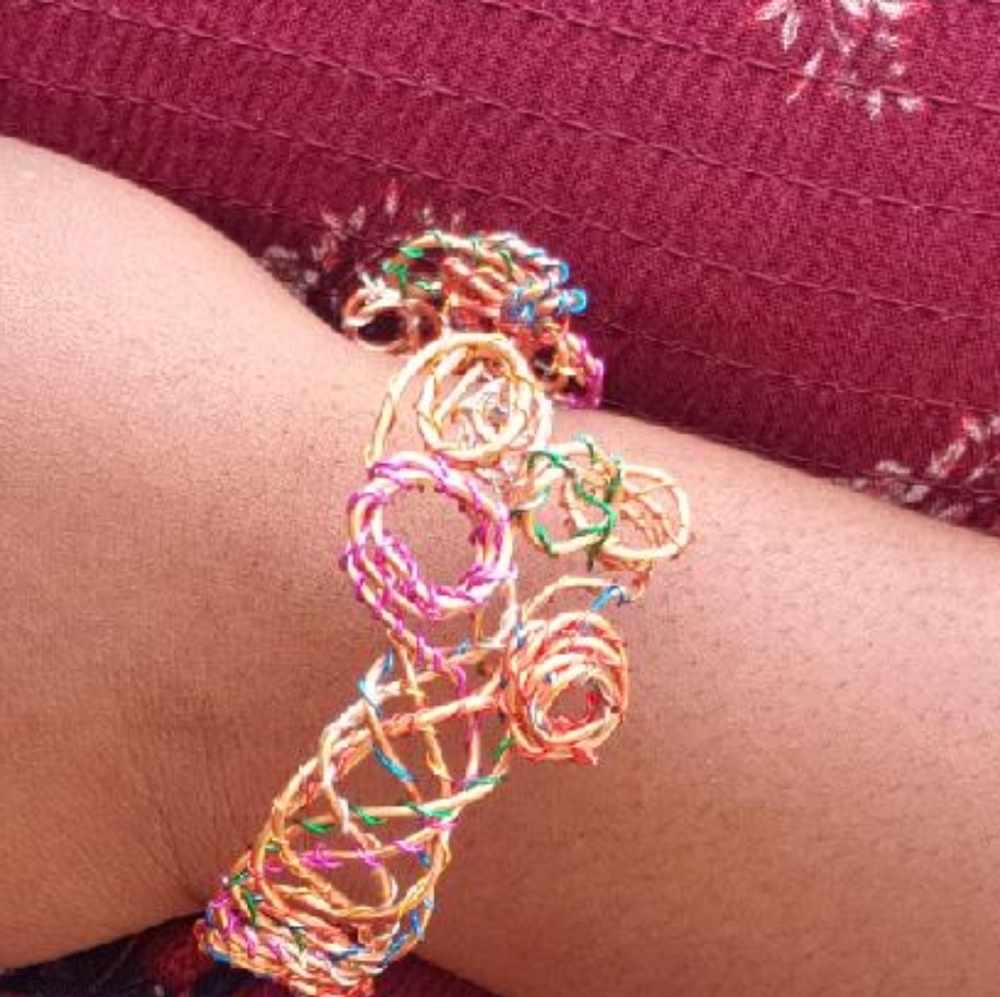 Unique Copper Bangle - image 1